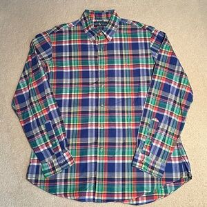 Ralph Lauren Plaid Button Down Shirt